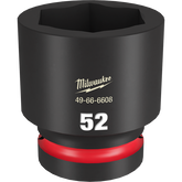 Milwaukee - SHOCKWAVE 1" Drive 52mm Standard 6 Point Impact Socket | 49666608