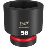 Milwaukee - SHOCKWAVE 1" Drive 56mm Standard 6 Point Impact Socket | 49666611