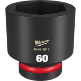 Milwaukee - SHOCKWAVE 1" Drive 60mm Standard 6 Point Impact Socket | 49666613