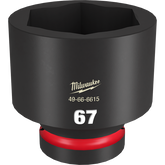 Milwaukee - SHOCKWAVE 1" Drive 67mm Standard 6 Point Impact Socket | 49666615