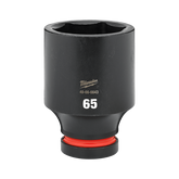 Milwaukee - SHOCKWAVE 1" Drive 65mm Deep 6 Point Impact Socket | 49666643