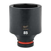 Milwaukee - SHOCKWAVE 1" Drive 85mm Deep 6 Point Impact Socket | 49666648