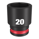Milwaukee - SHOCKWAVE 3/8" Drive 20mm Standard 6 Point Impact Socket | 49666737
