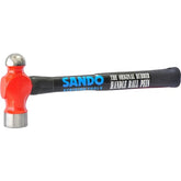 Sando - Hard Face Ball Pein Hammer - 2lb / 0.9kg - 14" Unbreakable Handle | SDBP/2-14