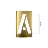 Dy-Mark - Interlocking Stencil A-Z 50mm | 13711050