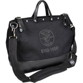 16IN BLK CNVS BAG WITH SHOULDER STRAP | A-510216SPBLK