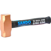 Sando - Copper Face Sledge Hammer - 3lb / 1.4kg - 12" Unbreakable Handle | SDSLDG/3-12C