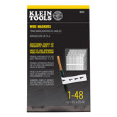 Klein Tools - Wire Markers Black Numbers 1 - 48 | A-56250