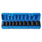 Action - 10 Piece 1/2 Drive 6-Point Imperial Standard Socket Set | 600201001
