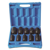 Action - 10 Pieces 3/4 Drive 6-Point Imperial Deep Socket Set | 600421001