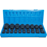 Action - 18 Piece 3/4" Drive Metric Standard Impact Socket Set - Carton (x2) | 601401801-2