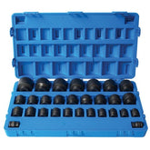 Action - 29 Pieces 3/4 Drive 6-Point Metric Standard Socket Set | 601402901