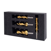 Alpha Versadrive Drillsink Bit Set, Contains 8/12.4Mm, 10/16.5Mm, 12/20.5Mm, 14/25Mm |603070-Set4