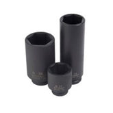 Action 17mm 1/2" Drive 6-point Metric Standard Impact Socket