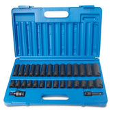 Action - 30 Pieces 1/2 Drive 6-Point Metric Standard & Deep Socket Set | 607203001