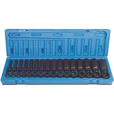 Action - 32 Piece 3/8 Drive 6-Point Metric Standard & Deep Socket Set | 611103201