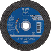 PFERD - EXTRA SLIM Cut-Off Wheel PREMIUM - INOX Stainless Steel - 180 x 2.5mm | 61326423 25