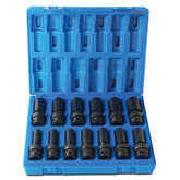 Action - 13 Piece 1/2 Drive Universal 6-Point Metric Deep Socket Set | 623211301