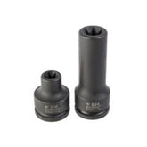 Action E22 1/2" Drive 6-point E-torx Thin Wall Impact Socket
