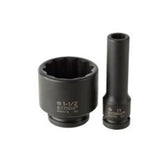 Action 32mm 1/2" Drive 12-point Metric Standard Impact Socket
