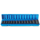 Action - 14 Pieces 1/2 Drive 12-Point Metric Standard Socket Set | 638251401