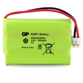 Powercell 2.4V 650mAh NiMH Cordless Phone Battery replaces BT694 for Uniden Elite 90XX Series | 65AAAH3BMJ