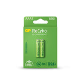 Powercell - GP Recyko 1.2v AAA 650mAh LSD - Card of 2 | 65AAAHCB-C2