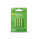 Powercell - GP Recyko 1.2v AAA 650mAh LSD - Card of 4 | 65AAAHCB-C4