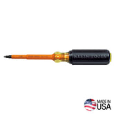 Klein Tools - 4" Insulated Screwdriver #2 Square Shank | A-662-4-INS