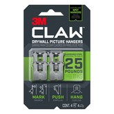 3M - Claw Drywall Picture Hanger 11Kg - 4 Pack | 70009119168