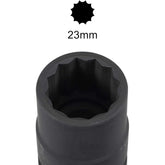 Trax - 23mm 3/4"D 12PT Met Socket | ARX-HS3423