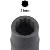 Trax - 21mm 3/4"D 12PT Met Socket | ARX-HS3421
