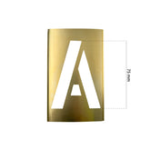 Dy-Mark - Interlocking Stencil A-Z 75mm | 13711075