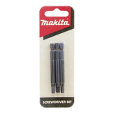 Makita - Driving Accessory Hex 5mm x 75mm Performance Screwdriver Bit - 3Pk | 784638-6-3