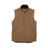 Milwaukee - GRIDIRON Sherpa Lined Vest Brown - XL | 801BRXL