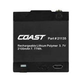Coast - Rechargebale Lithium Polymer Battery to Suit PM500R - 2100mAh (7.77Wh) | COA21135 | 805676