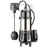 ClayTech - B7XF Submersible Drainage Pump with Fixed Float - 7m Head - 133L/min