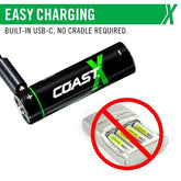 Coast - Zithion-X AAA Rechargeable USB-C Batteries 4 Pack | COAZXAAA | 811807