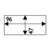 Weldtronic - Lens Inner 96x47 Pk.5 (WH1000-ICL) | CL9647-5