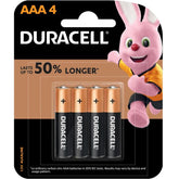 Duracell - AAA Size Alkaline 4Pc | DAR3/4