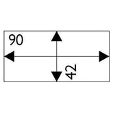 Weldtronic - Lens Inner 90x42 Pk.5 (NWHIL1) | CL9042-5