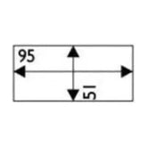 Weldtronic - Lens Inner 95x51 Pk.5 Suit Pk.5 (KP2897-1/94006943) | CL9551-5