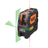 Klein Tools - Laser Line Level-Cross Line & Spot Green | A-93LCLG