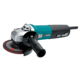 Makita Tools - 125mm (5") Angle Grinder 1400W Constant Speed Control soft start current limiter SJS | 9565CN