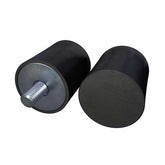 Cylindrical Rubber Mount 50mm x 50mm Male-Buffer 40 Shore (M10x1.5Px22L) | F50X50-A3