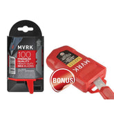 MVRK - SK5 Trapezoidal Blades Safety Dispenser with Bonus Blade Disposal Unit | 1011-T100-BD