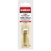Saber - Saber 1/8" Hang Sell TiN Coated HSS Double Ended Panel Drill | 8040-1/8T