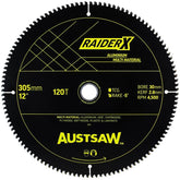 AustsawRaiderX Aluminium Multi Material Blade | 305mm x 30 x 120T