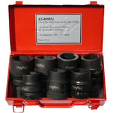 Trax - 7pc 1" Drive Short Metric Impact Socket Set | AS-8008M