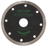Austsaw- 115mm (4.5in) Diamond Blade Continuous Rim - 22.2mm Bore - Continuous
